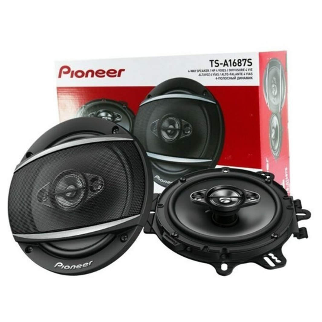 Par De Bocinas Audio Coche Pioneer 6.5 Pulgadas 350 W Max Serie A Ts-a1687s
