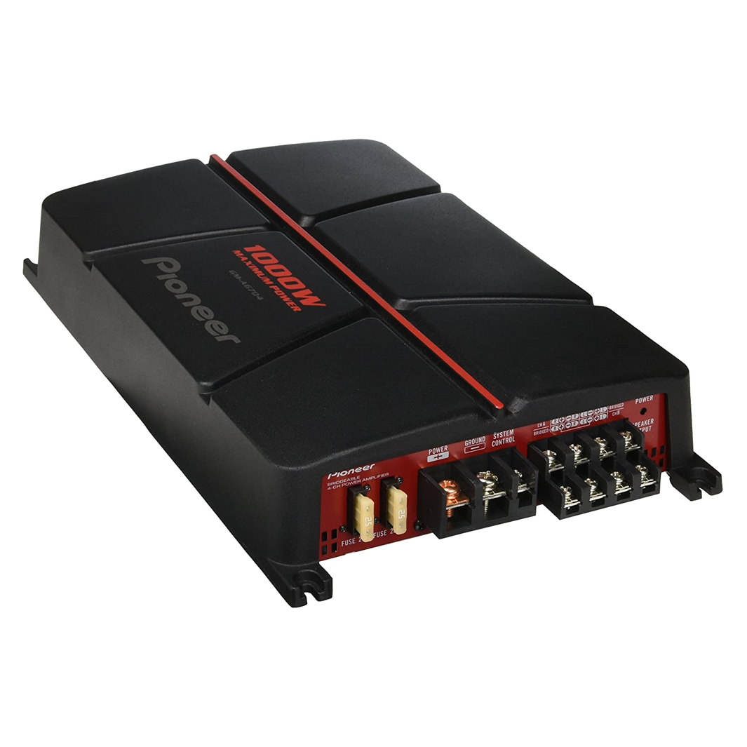 Amplificador Pioneer 4 Canales Puenteable 1000 Watts Gm-a6704