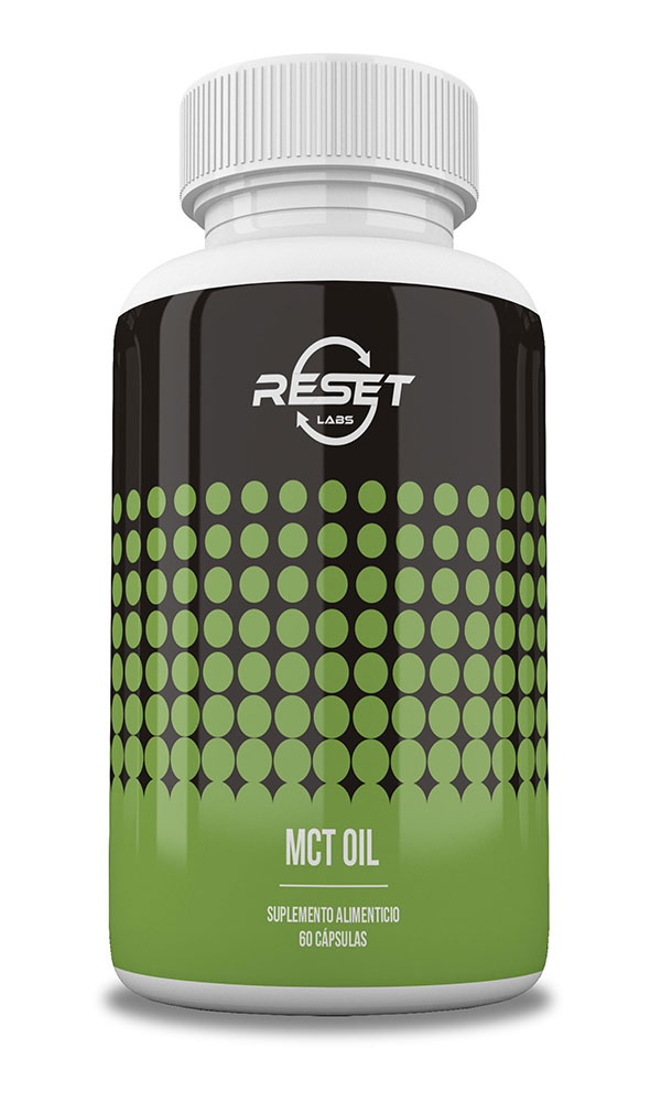 MCT Oil | Suplemento Alimenticio de Alta Absorcion | 60 Softgels | 2000mg | Hecho en USA | Reset Labs