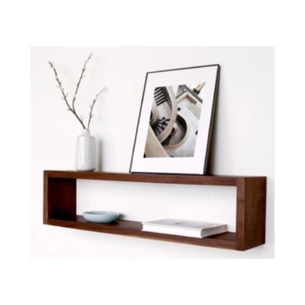 Repisa Rectangular Flotante de MDF Resistente para Centro de Entretenimiento - Kronos Muebles y Decoración