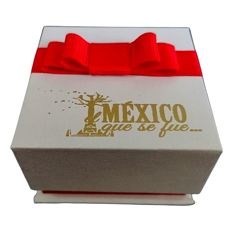 Anillo Corona El Mexico QSF en Chapa de Rodio Ajustable SWAROVSKI ELEMENTS INCLUYE DE REGALO ARETES DIAMOND Y CAJA PARA REGALO