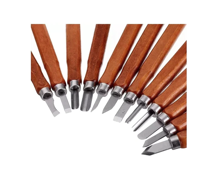 Juego Gubias 12pz Uso Profecional Detallado Madera