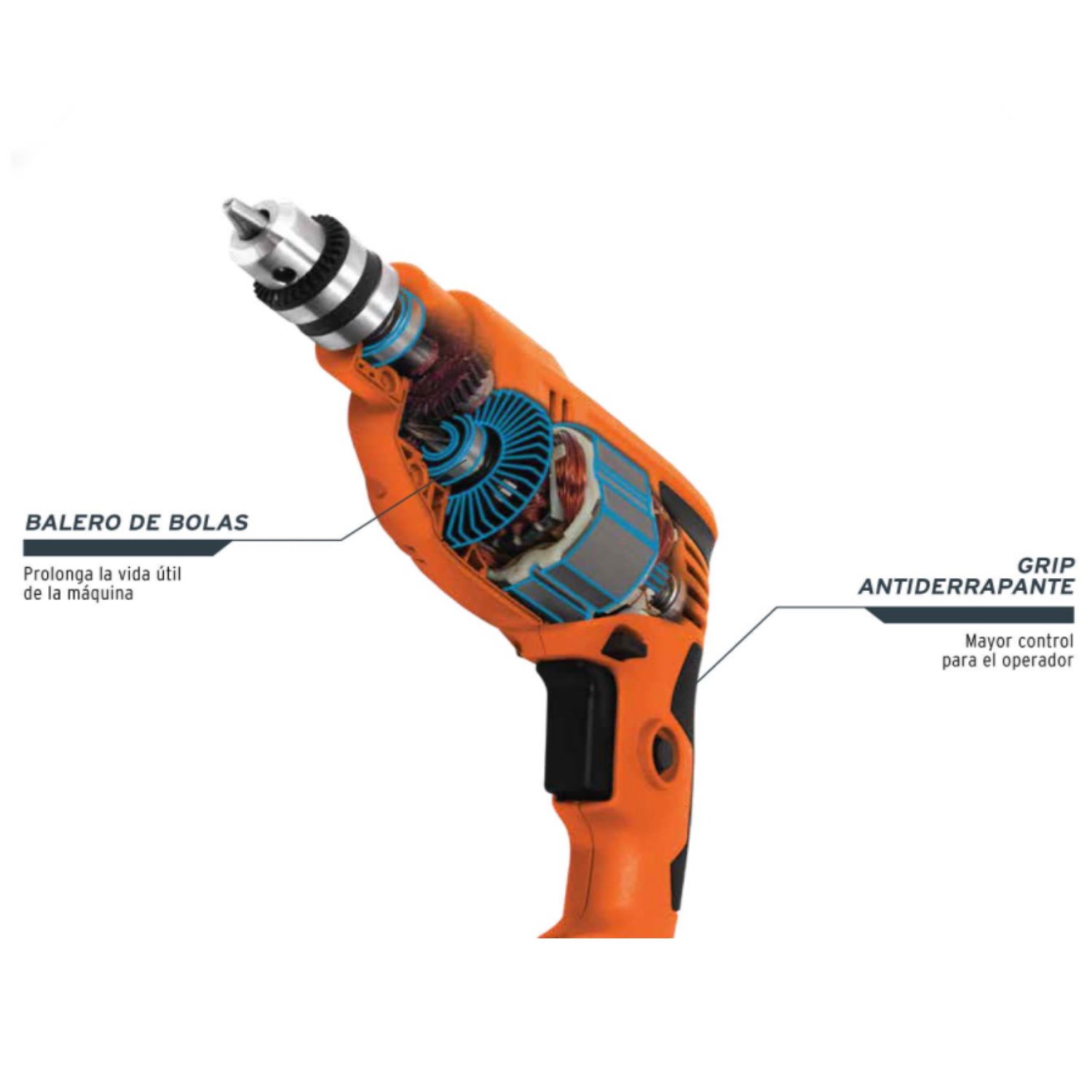 Taladro Profesional 3/8P TRUPER 16708