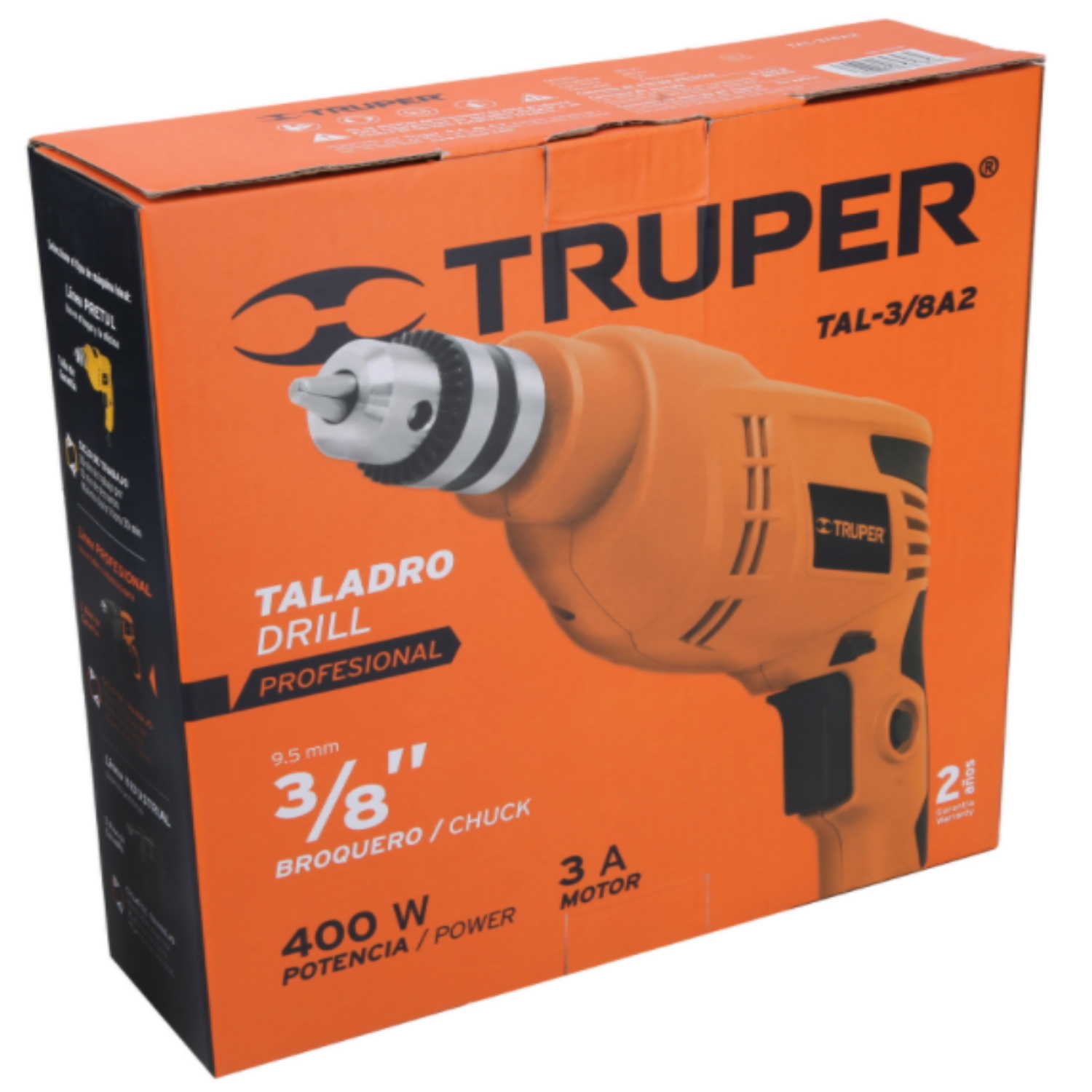 Taladro Profesional 3/8P TRUPER 16708