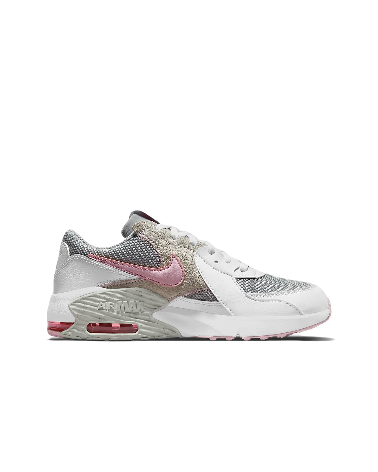 Tenis Nike Air Max Excee Gris Rosa Niñas Mujer CD6894-108