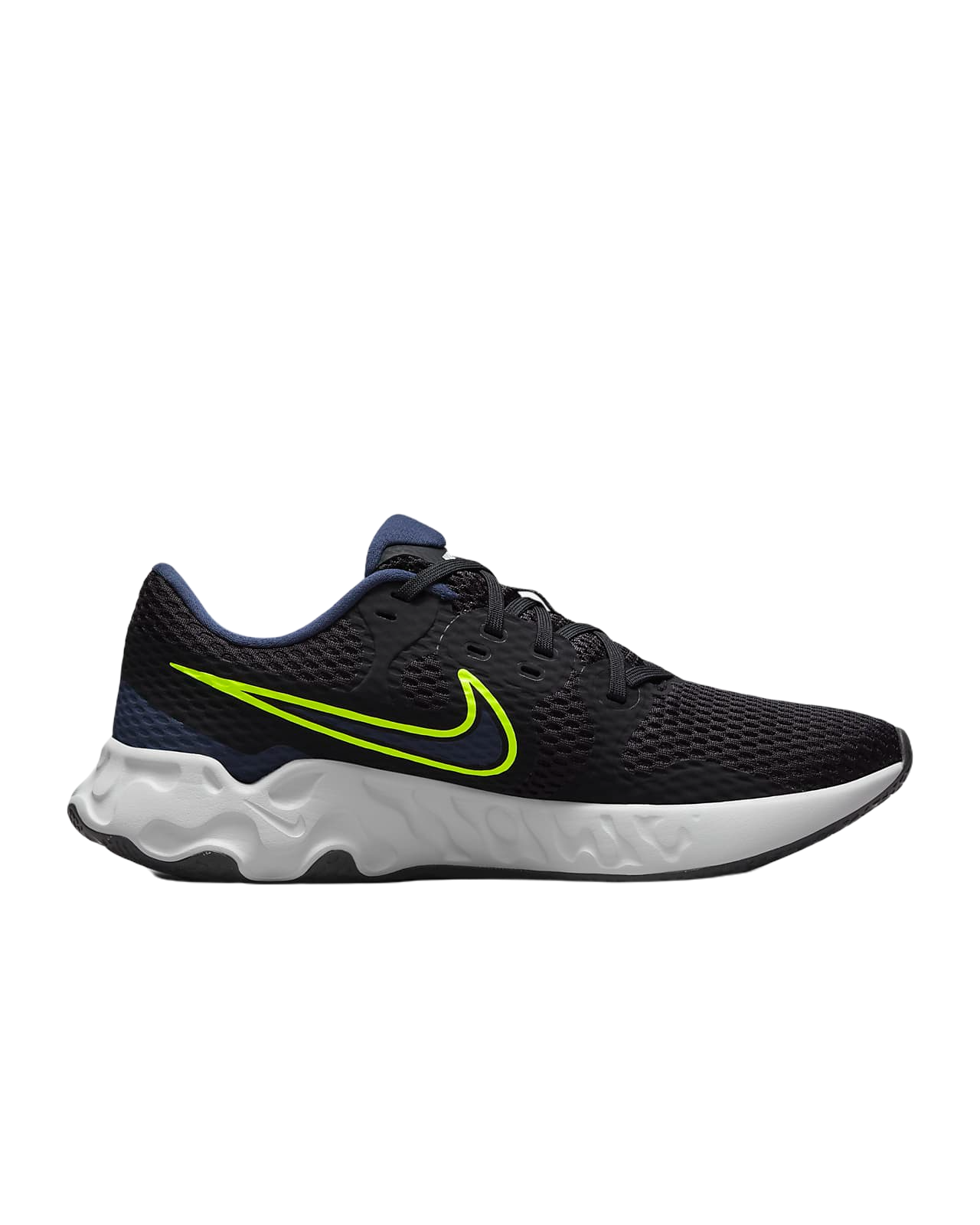 Tenis Nike Renew Ride 2 Negro Verde Hombre CU3507-001