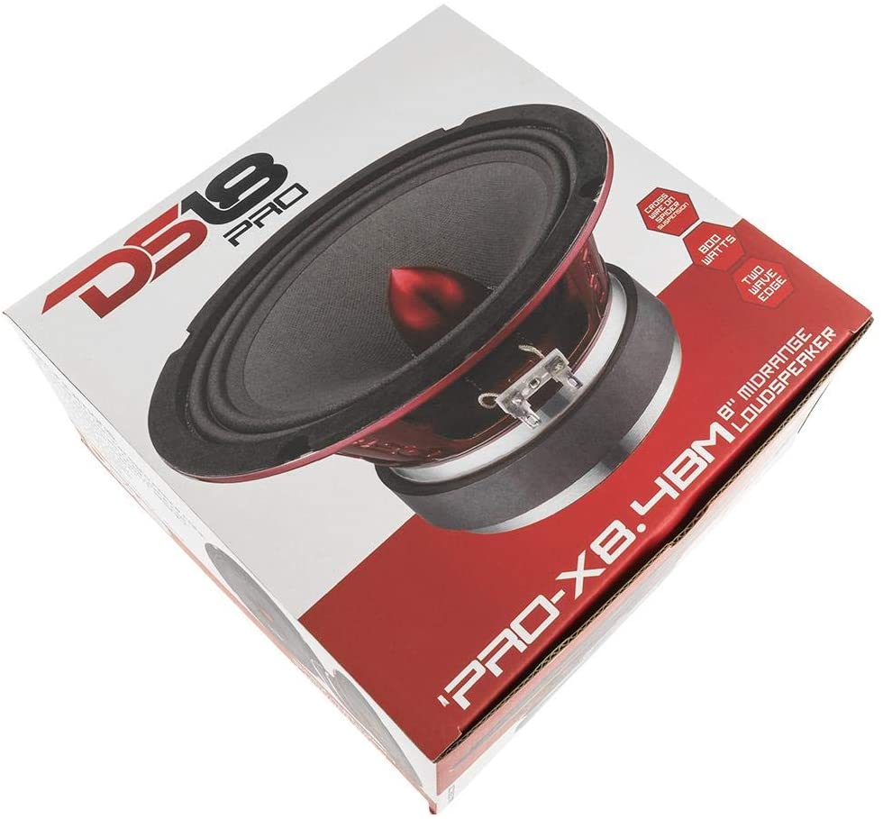 Par Medios Rangos Ds18 8puLG 275wrms 4ohms Bullet Pro X8.4bm