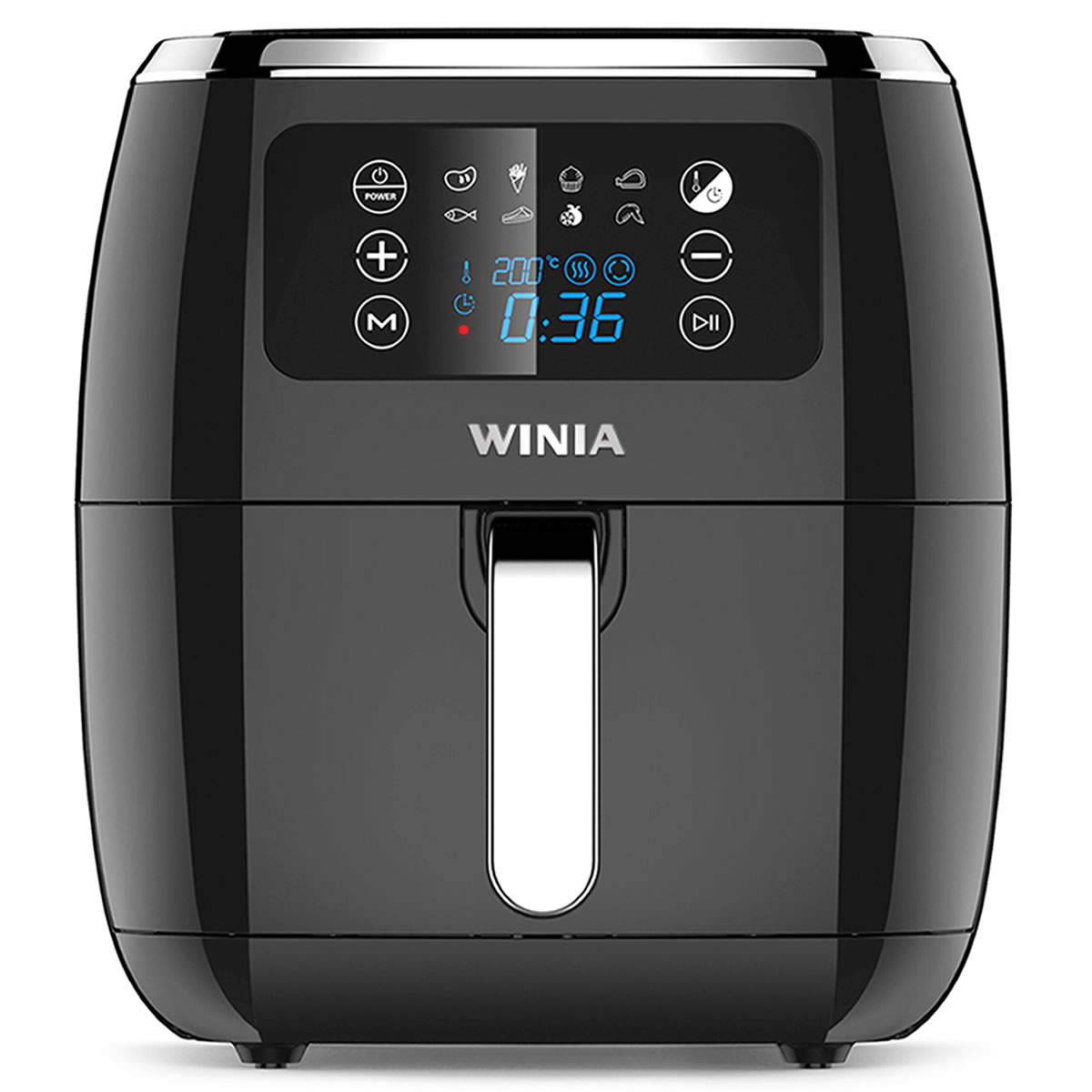 Freidora de Aire 1800 W De 7 Litros Winia WAF-0720BM SMS