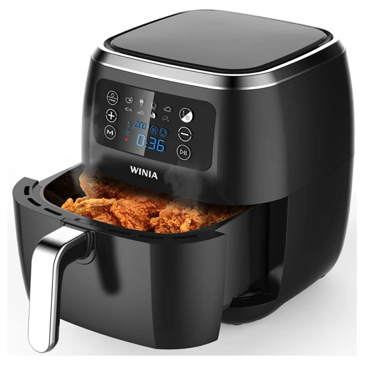 Freidora de Aire 1800 W De 7 Litros Winia WAF-0720BM SMS