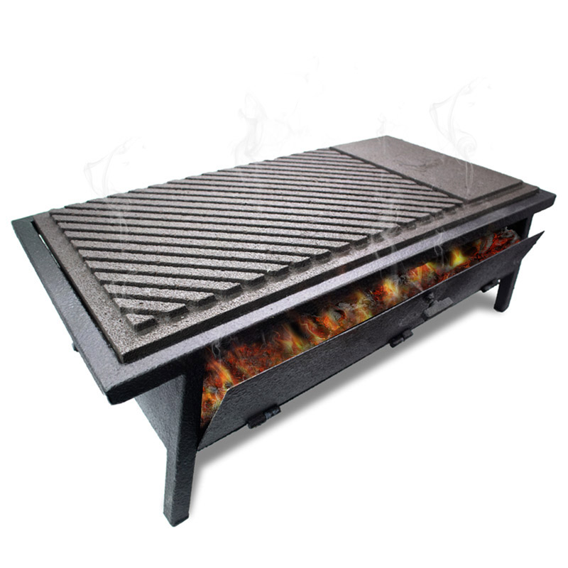 Asador piedra volcanica Indesyth