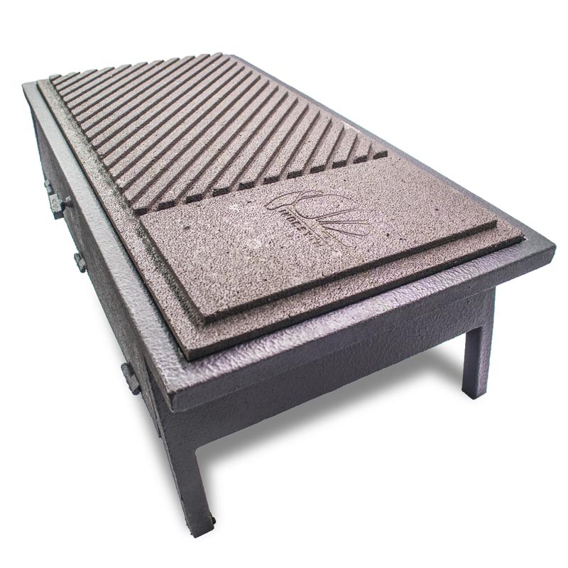 Asador piedra volcanica Indesyth