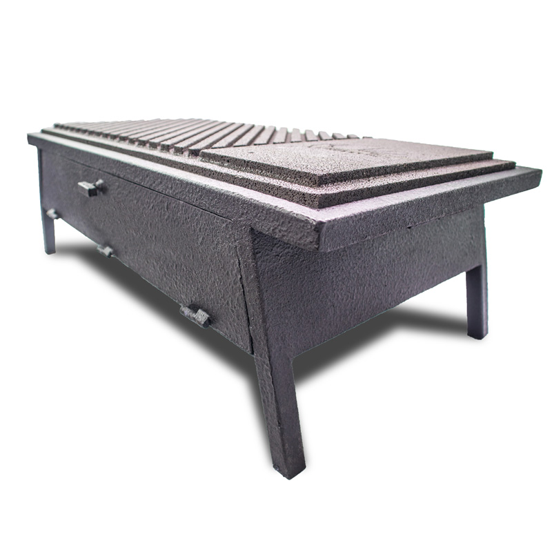 Asador piedra volcanica Indesyth