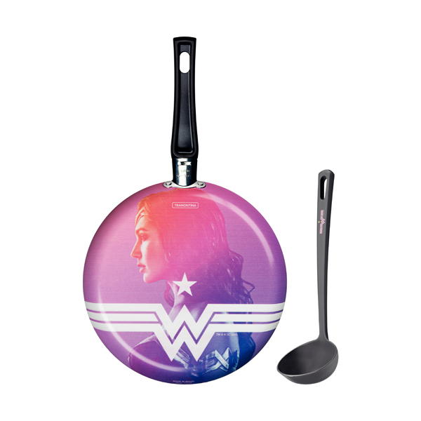 Crepera con Cucharón Wonder Woman 1984 Tramontina 22 cm