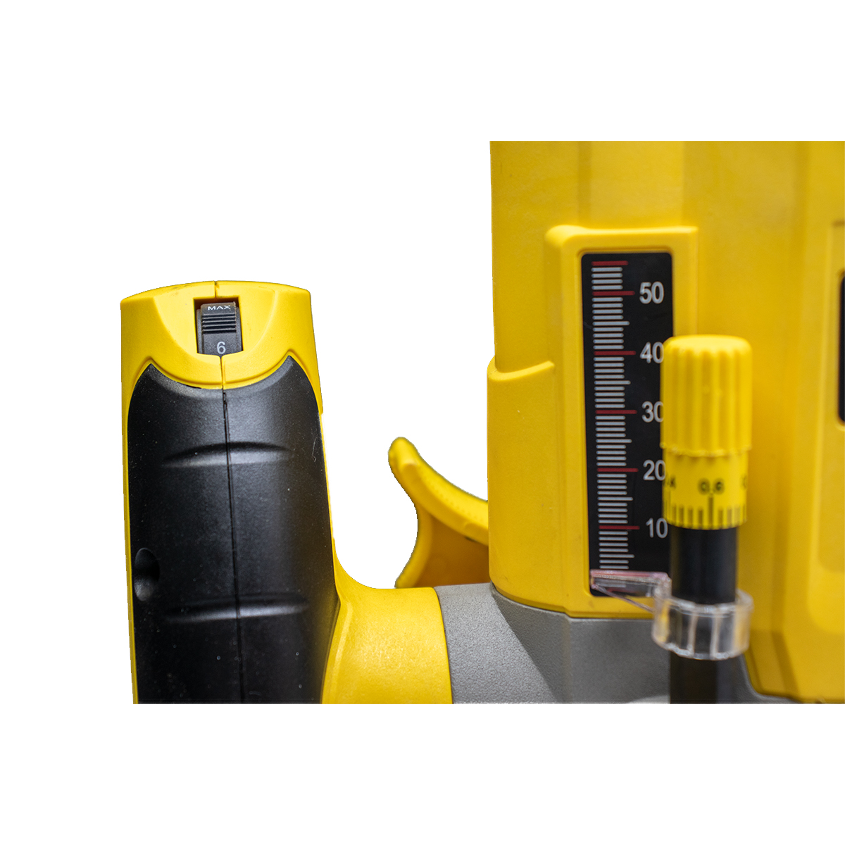 Router 1200W Stanley SRR1200W INCLUYE 3 Mordazas, Guía paralela y 6 Fresas para router Con Juego de desamadores IRWIN