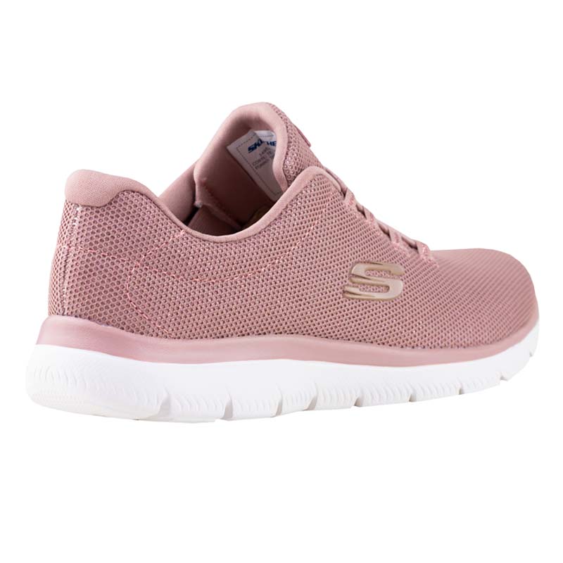 TENIS DEPORTIVO DAMA CÓMODO SKECHERS MEMORY FOAM 149524 ROSA