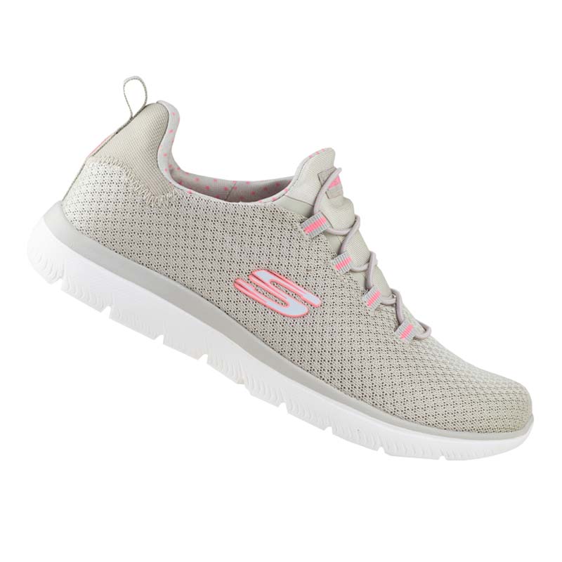 TENIS SKECHERS SUMMITS SPORT 149149 BEIGE ROSA MEMORY FOAM
