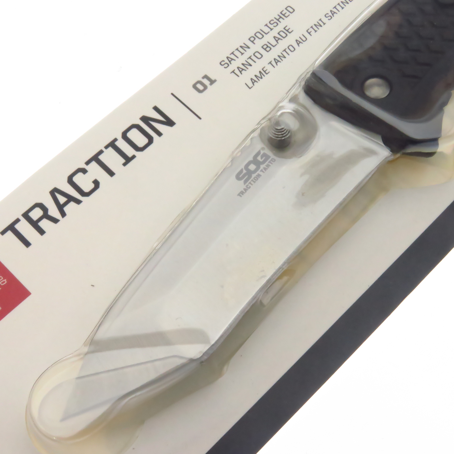 Sogtd1012Cp Sog Navaja Traction Tanto Filo Liso C Clip