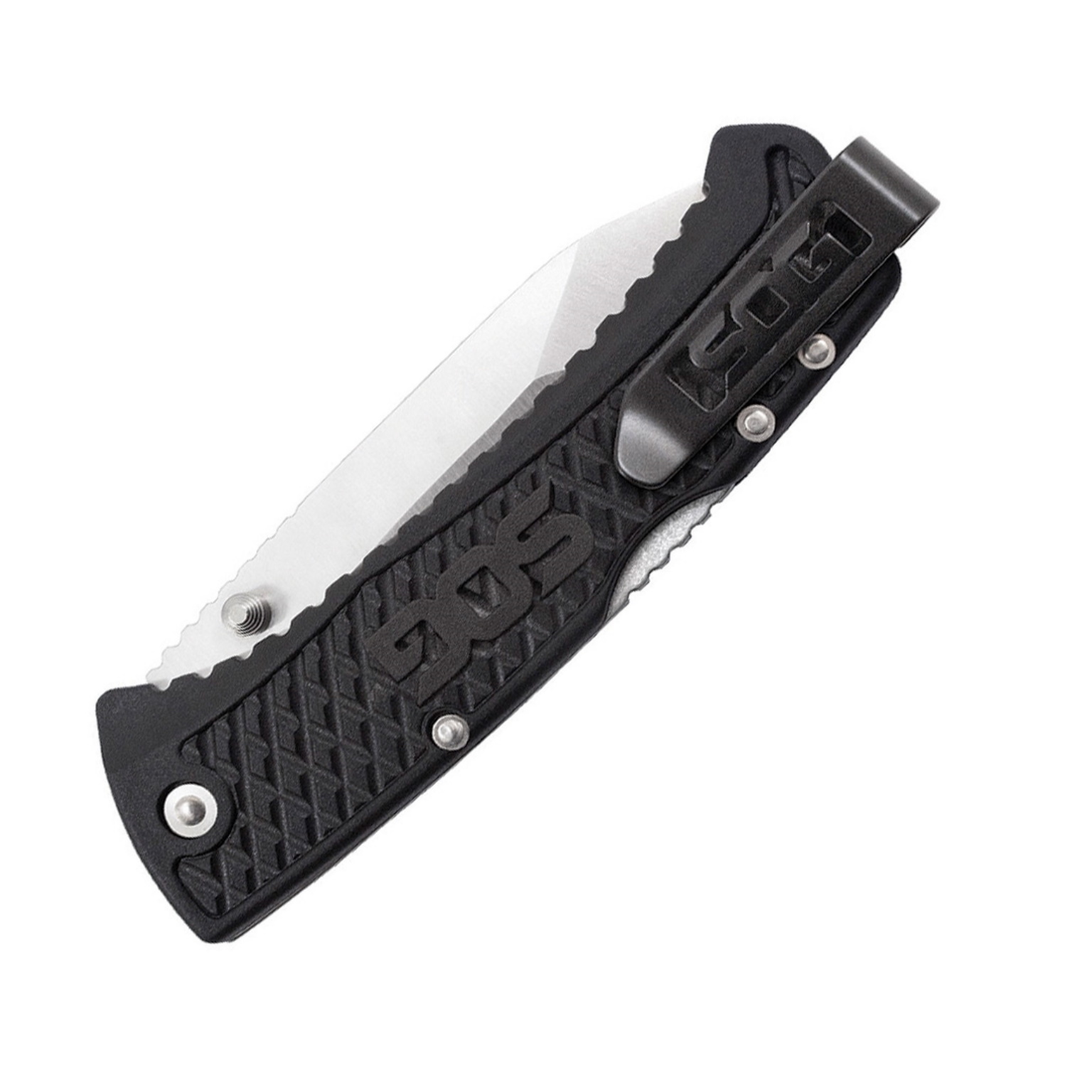 Sogtd1012Cp Sog Navaja Traction Tanto Filo Liso C Clip