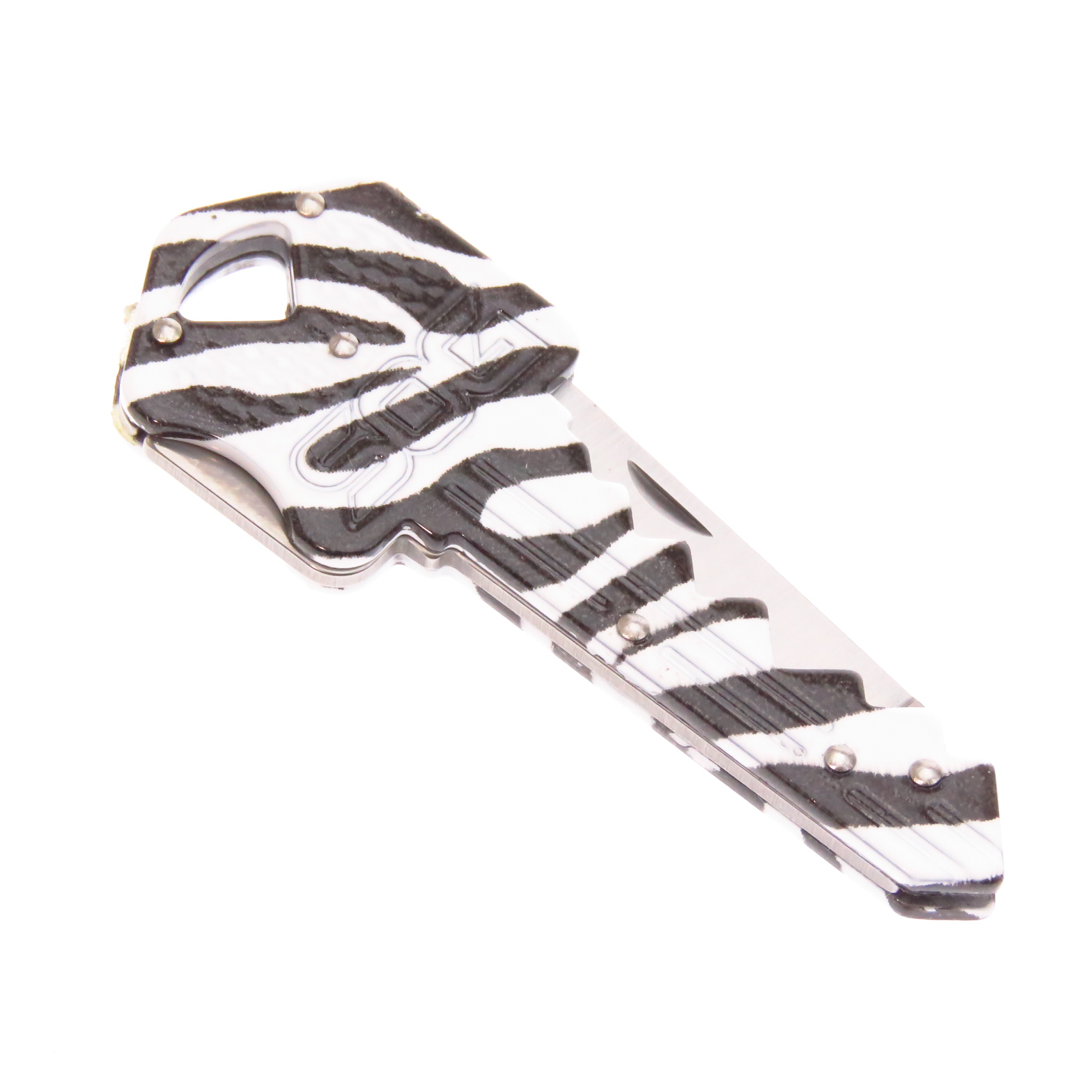 Sogkey110B Sog Key Zebra Llave Navaja Con Bloqueo