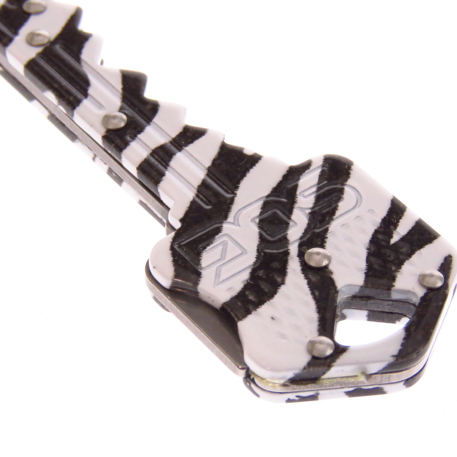Sogkey110B Sog Key Zebra Llave Navaja Con Bloqueo