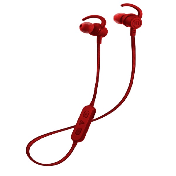 Maxell Audífonos Bluetooth Solid+ BT-100 / Inalámbricos / Recargables / 347778 / Rojo