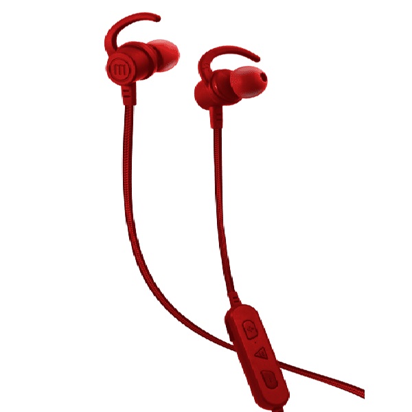 Maxell Audífonos Bluetooth Solid+ BT-100 / Inalámbricos / Recargables / 347778 / Rojo