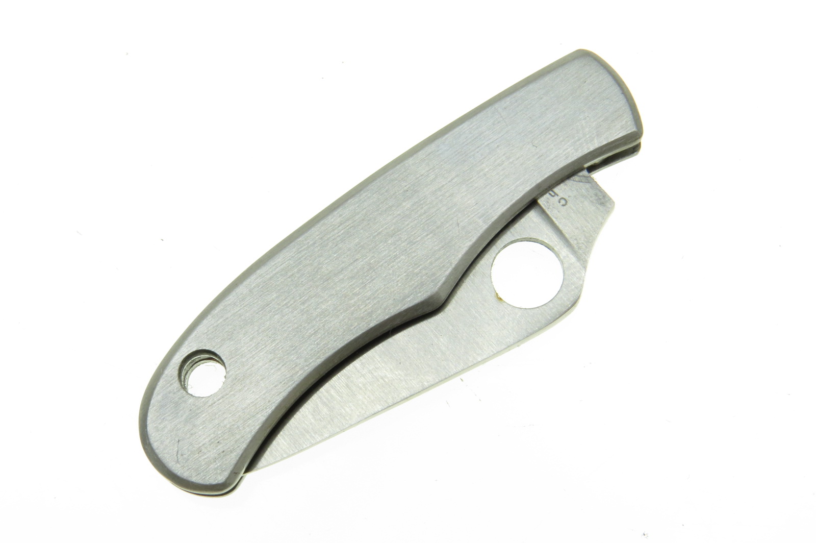 Sc133P Spyderco Bug Navaja Mini Punta Drop Inoxidable.