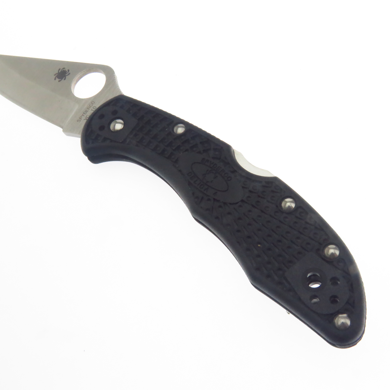 Sc11Pbk Spyderco Delica Navaja Filo Plano Frn Lockback