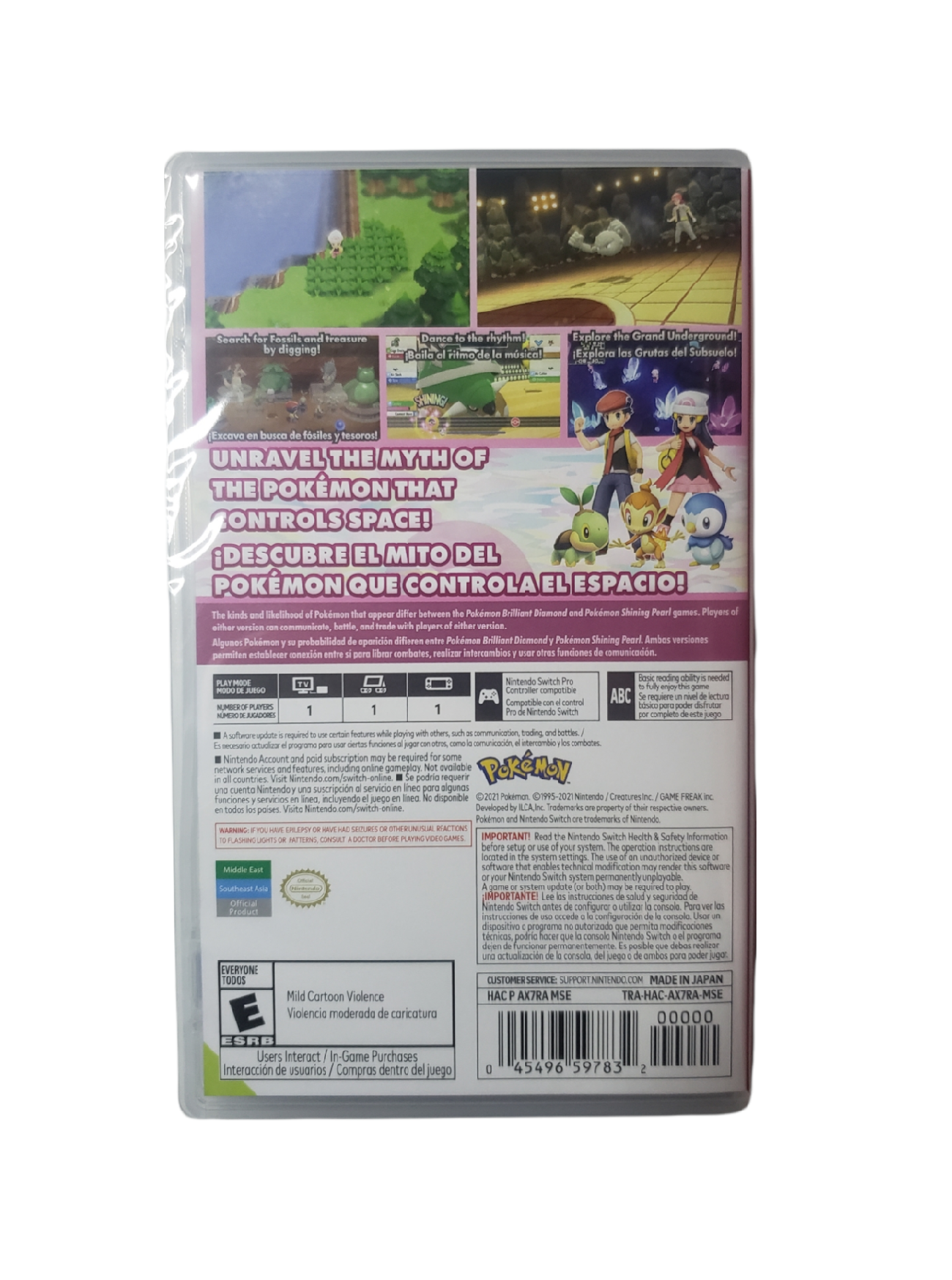 Pokémon Perla Reluciente Nintendo Switch Nuevo