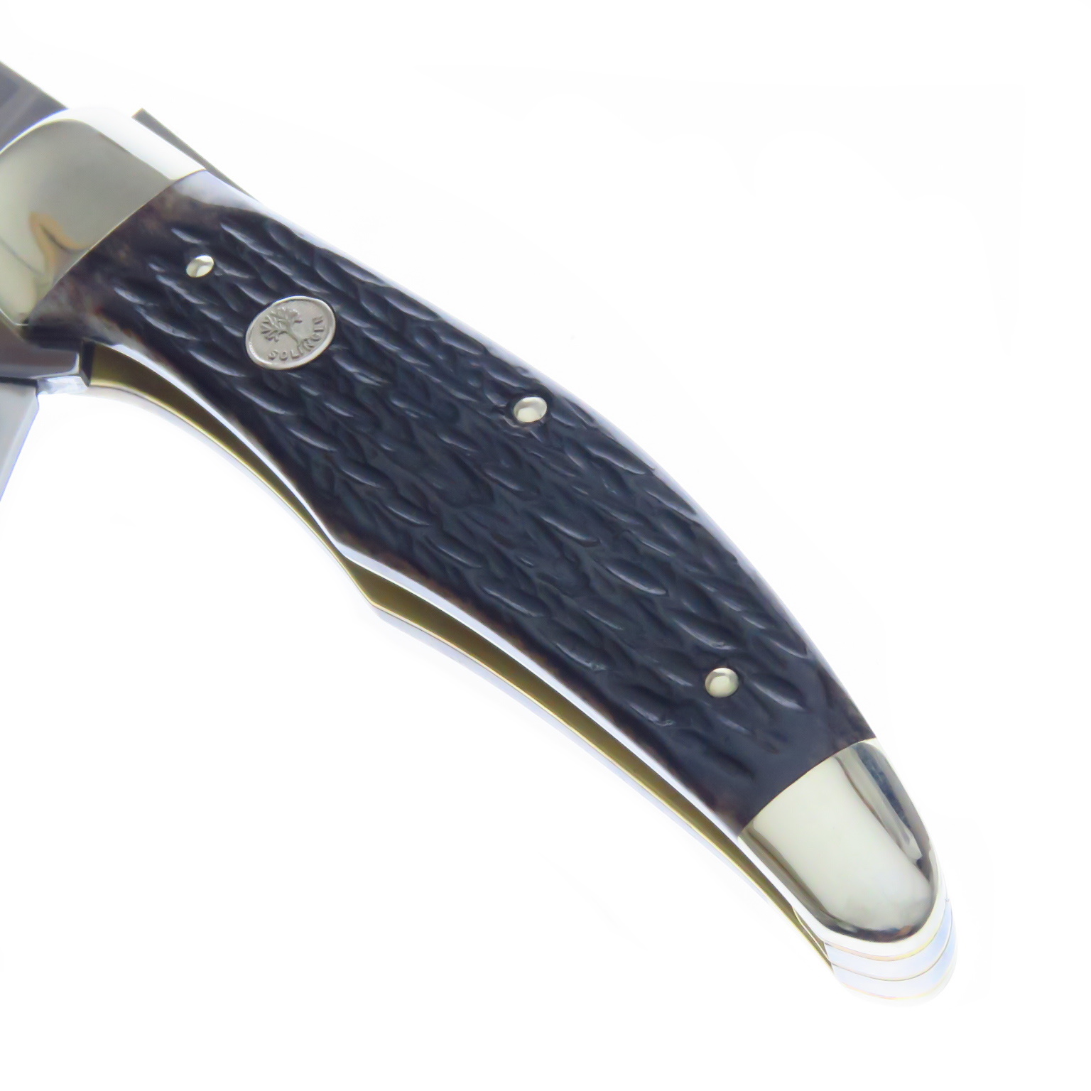 Bo112020ab Boker Navaja Folding Hunter 2 Hoj Hueso Appaloosa