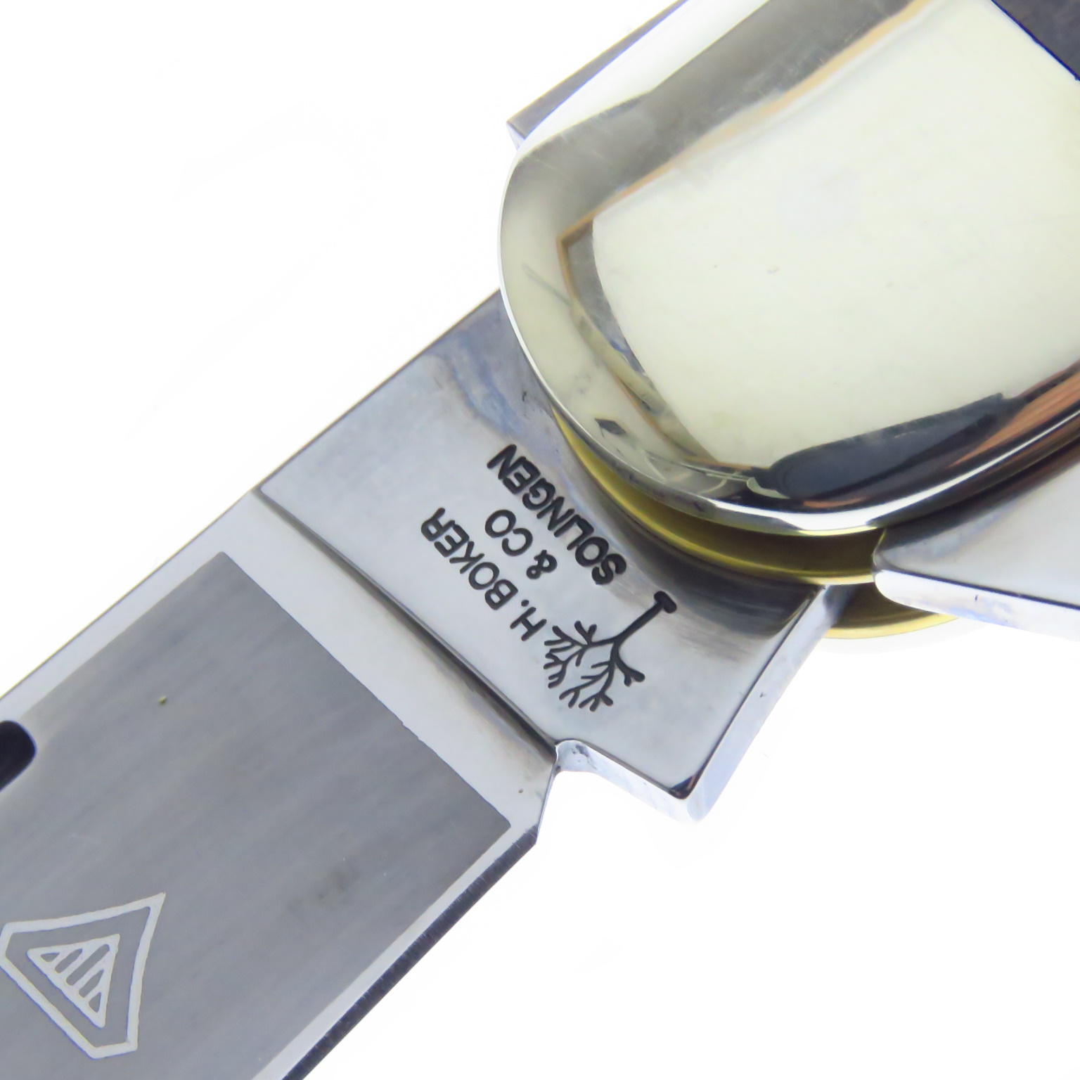 Bo112020ab Boker Navaja Folding Hunter 2 Hoj Hueso Appaloosa