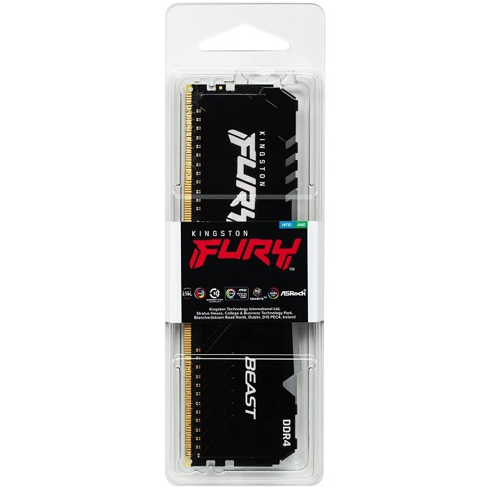 Memoria Ram DDR4 Kingston Fury Beast RGB 3200MHz 16GB PC4-25600 KF432C16BB1A/16.