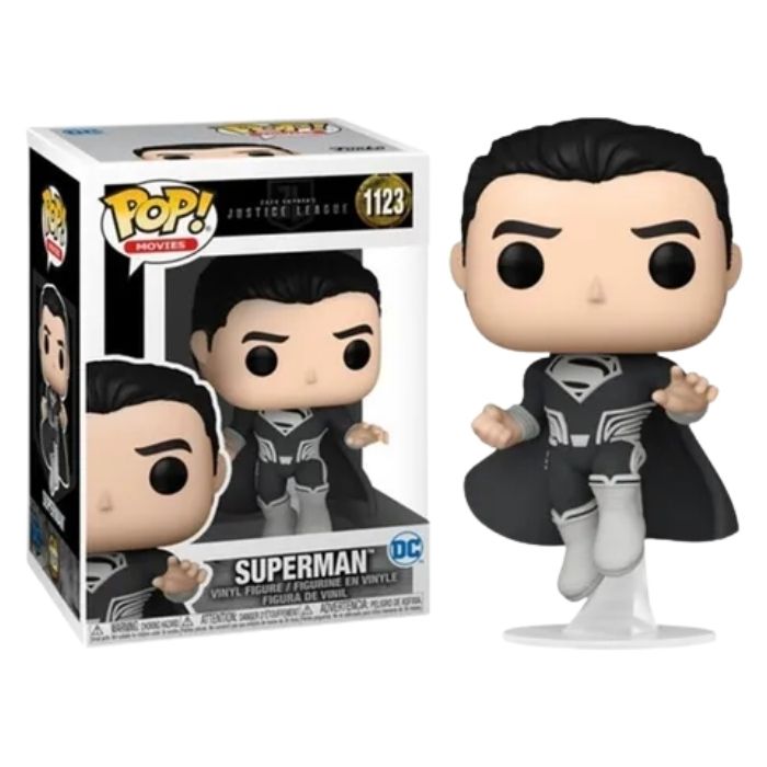 Funko Pop Movies Dc Justice League Superman Traje Negro