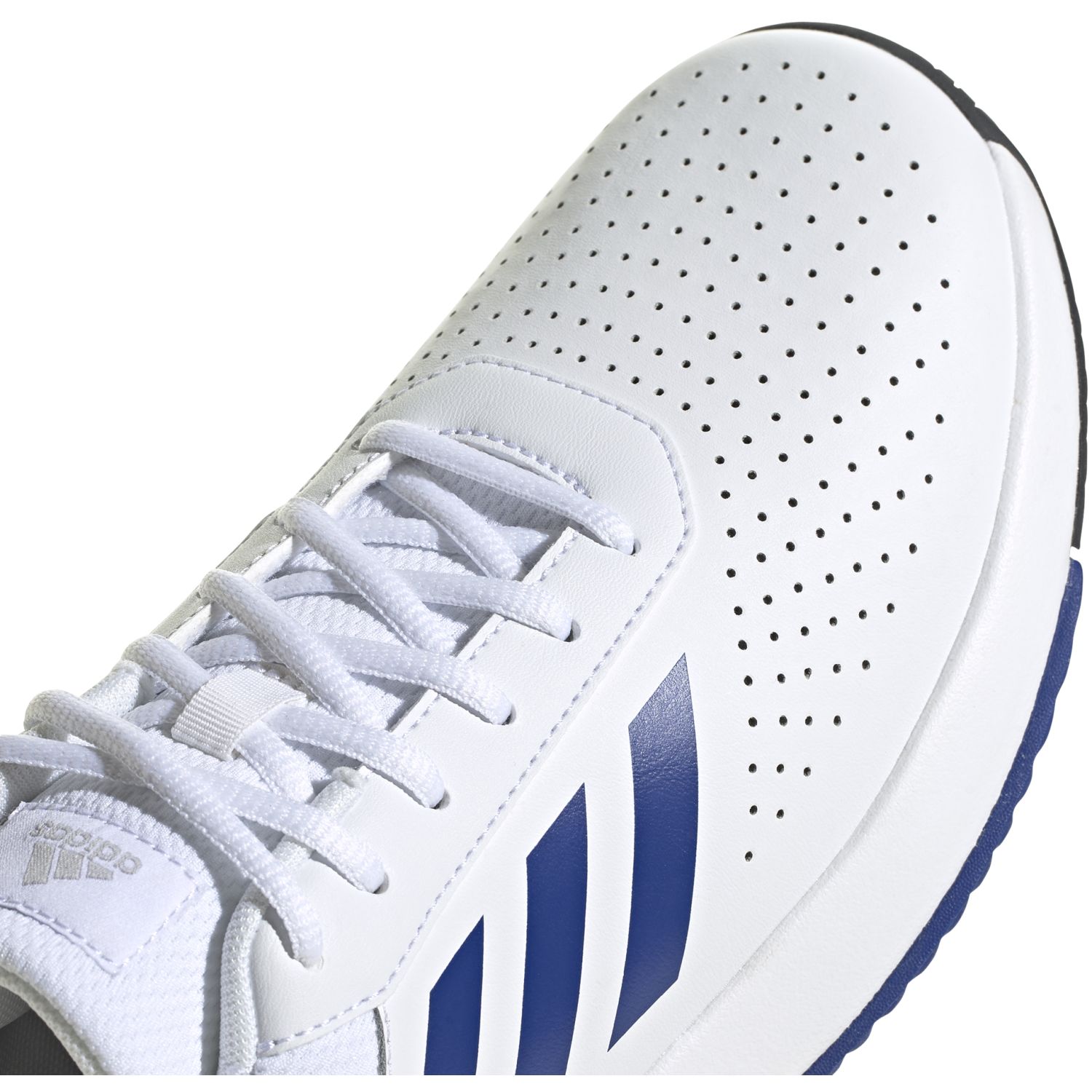 TENIS DEPORTIVO ADIDAS COURTSMASH BLANCO AZUL HOMBRE H02011