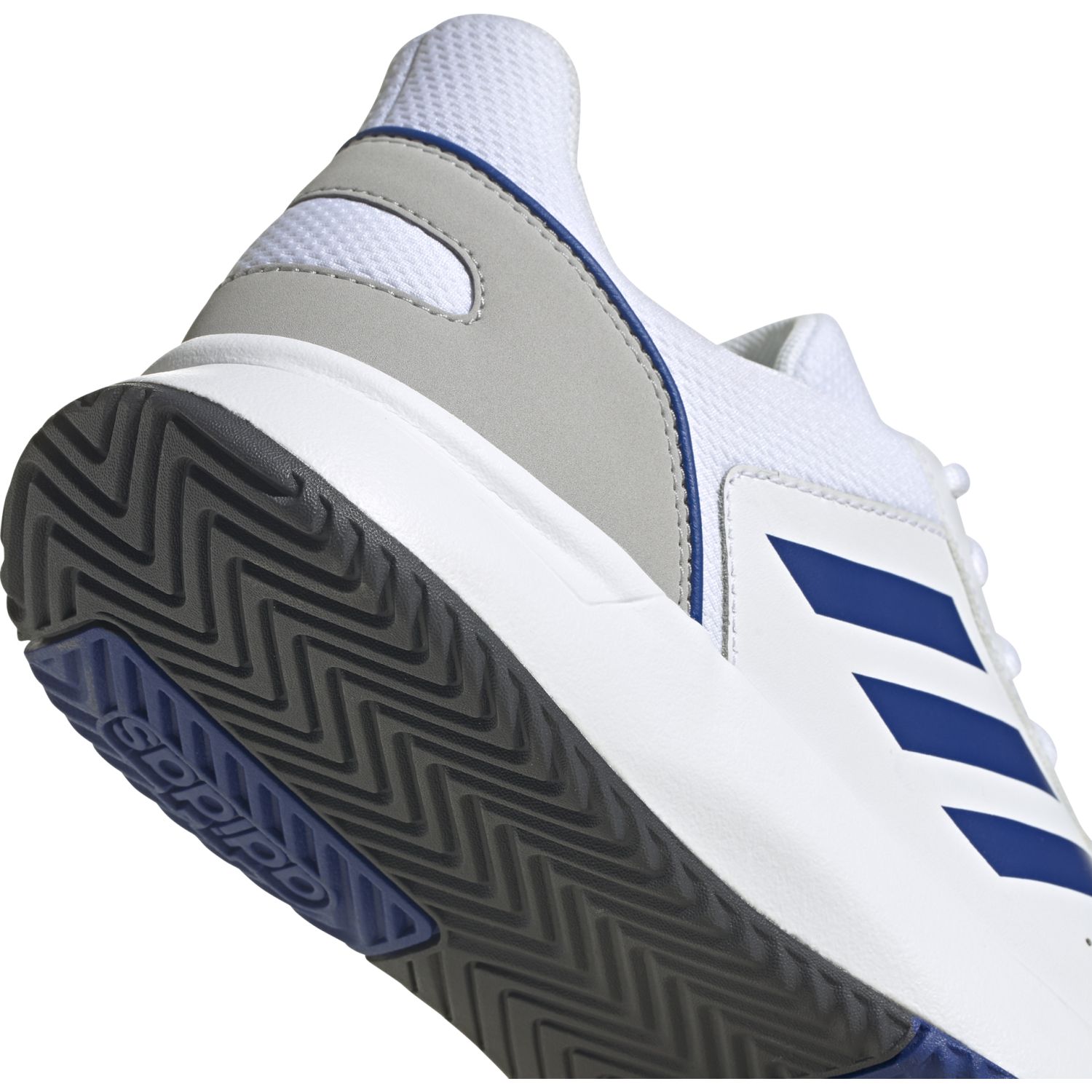 TENIS DEPORTIVO ADIDAS COURTSMASH BLANCO AZUL HOMBRE H02011