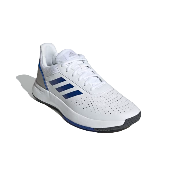 TENIS DEPORTIVO ADIDAS COURTSMASH BLANCO AZUL HOMBRE H02011