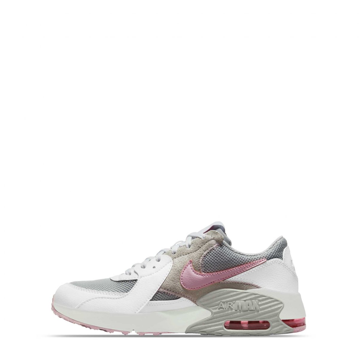 Tenis Nike Air Max Excee Gris Rosa Niñas Mujer CD6894-108.