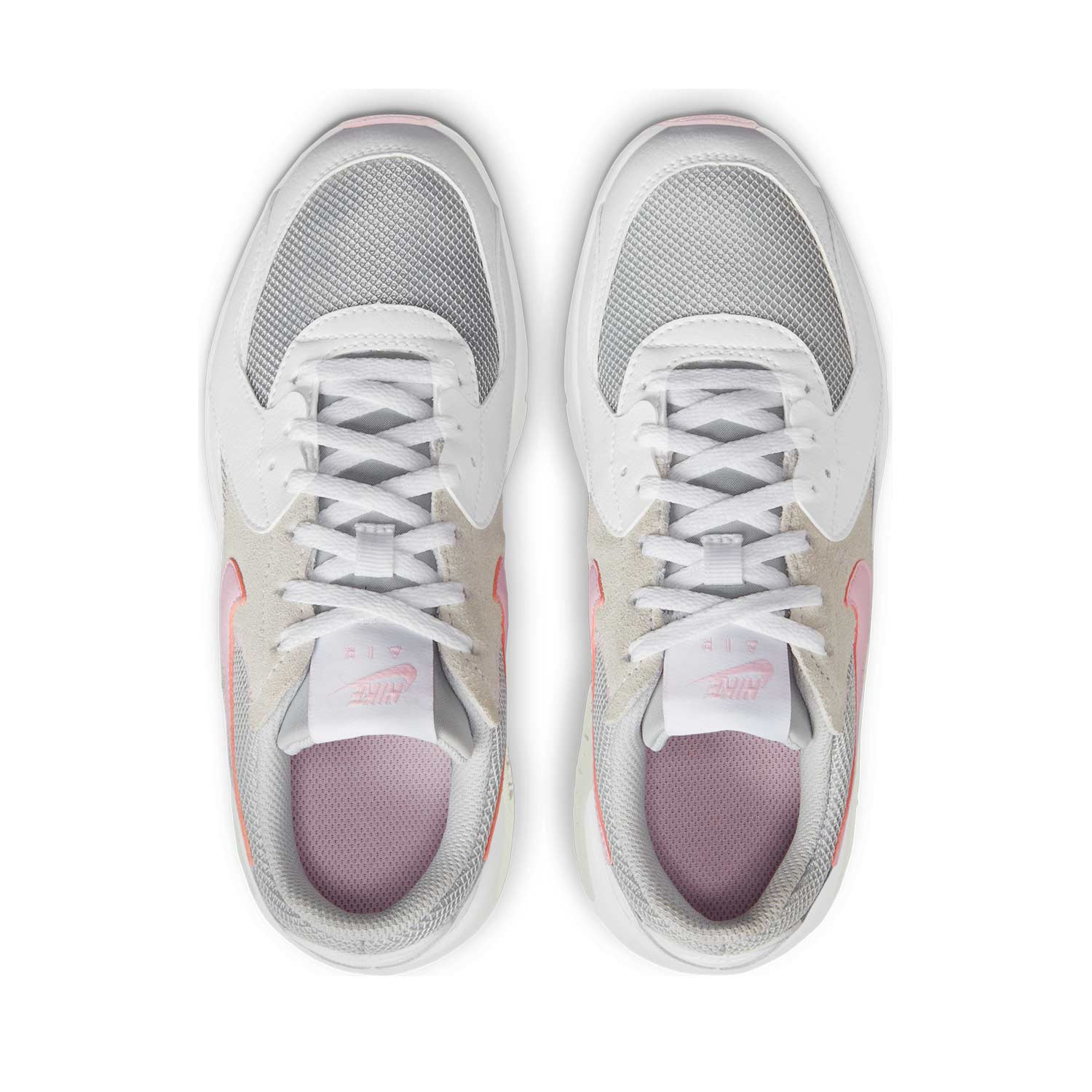 Tenis Nike Air Max Excee Gris Rosa Niñas Mujer CD6894-108.