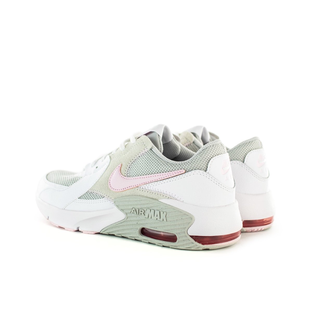 Tenis Nike Air Max Excee Gris Rosa Niñas Mujer CD6894-108.