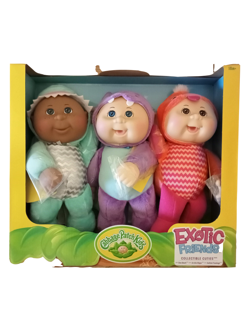 Cabbage Patch Kids Vintage 3 Exotic Friends