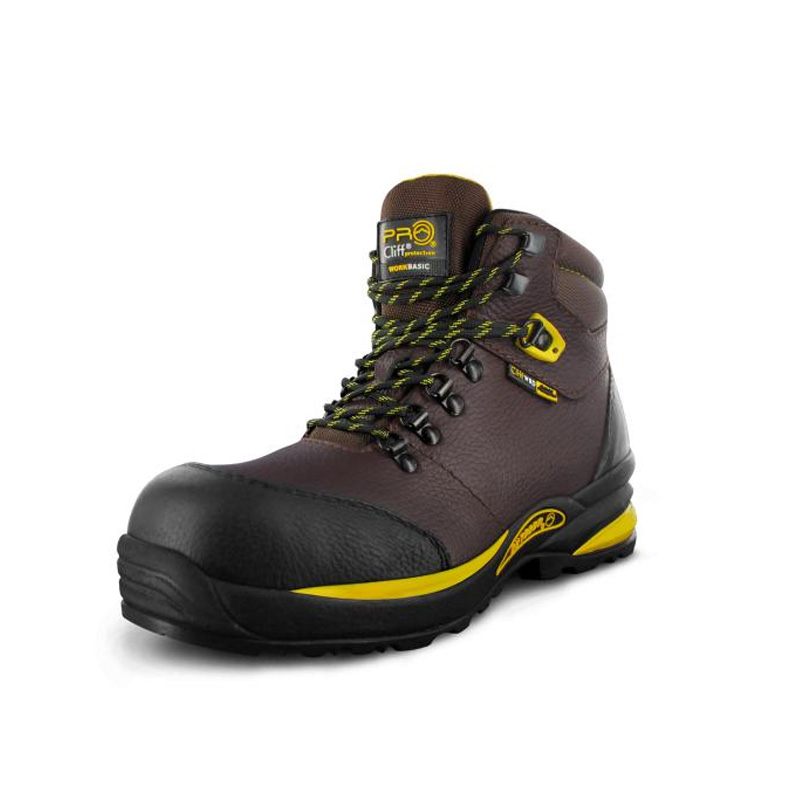 Botas Cliff 5042 Café Caoba Casquillo Hombre Dieléctricas