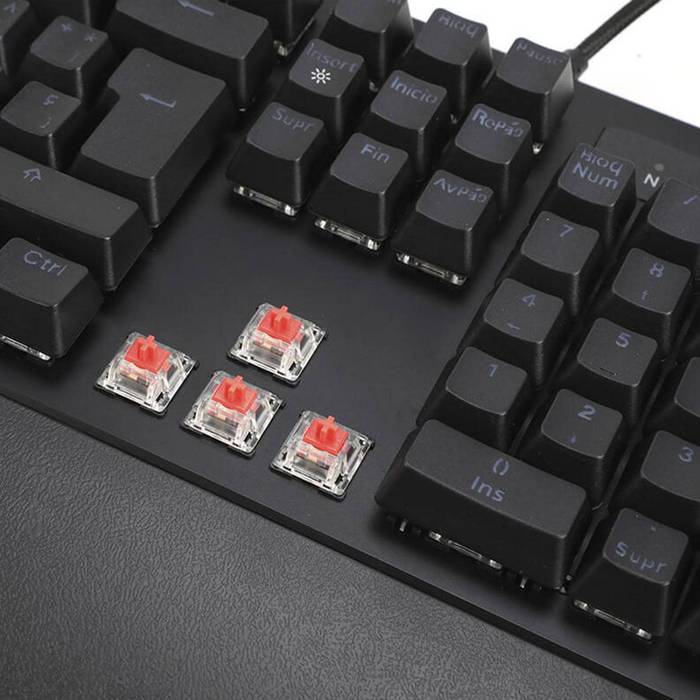 TECLADO NACEB GAMER BLACK COBRA (MECANICO)