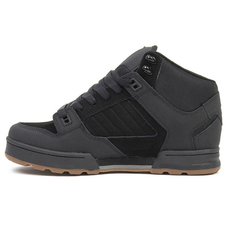 DVS MILITIA BOOT 014 BLACK BLACK GUM NUBUCK.