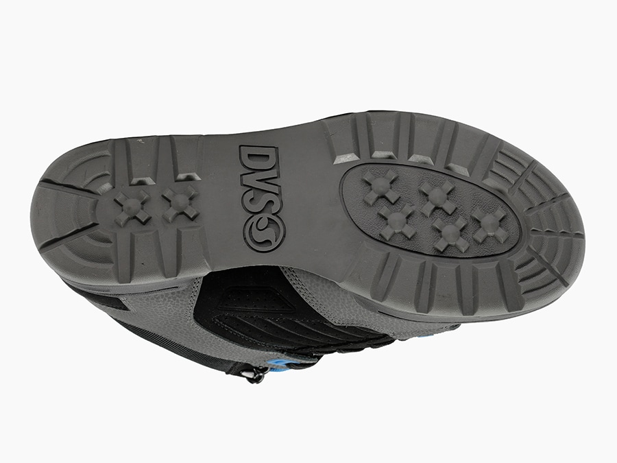 DVS MILITIA BOOT 015 BLACK FIERY RED BLUE NUBUCK