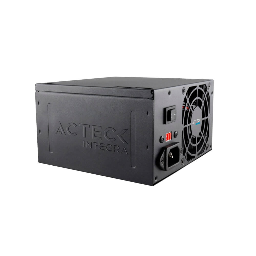 Fuente de Poder R-500 500W Molex Sata ES-05001 ATX Oficina Escuela Estandar Computo