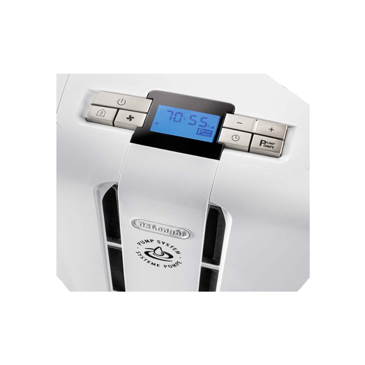 De Longhi Deshumidificador con Bomba de Extracción y Filtro de Carbón Activado DDX250PEF