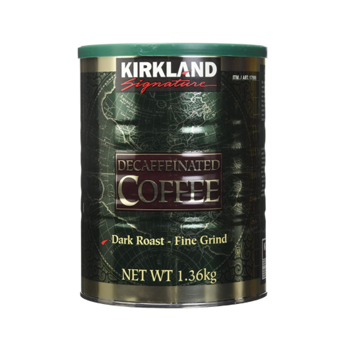 Kirkland Café Molido Descafeinado Tostado Oscuro 100% Colombiano 1.36 k