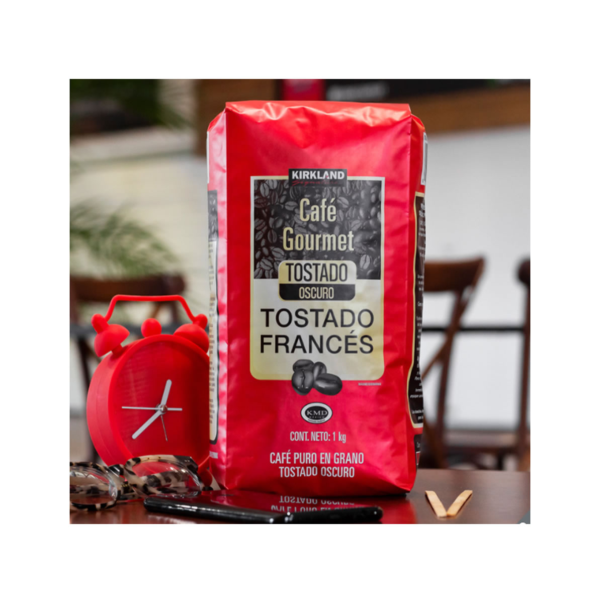 Kirkland Signature Café en Grano Gourmet Tostado Francés 1 kg