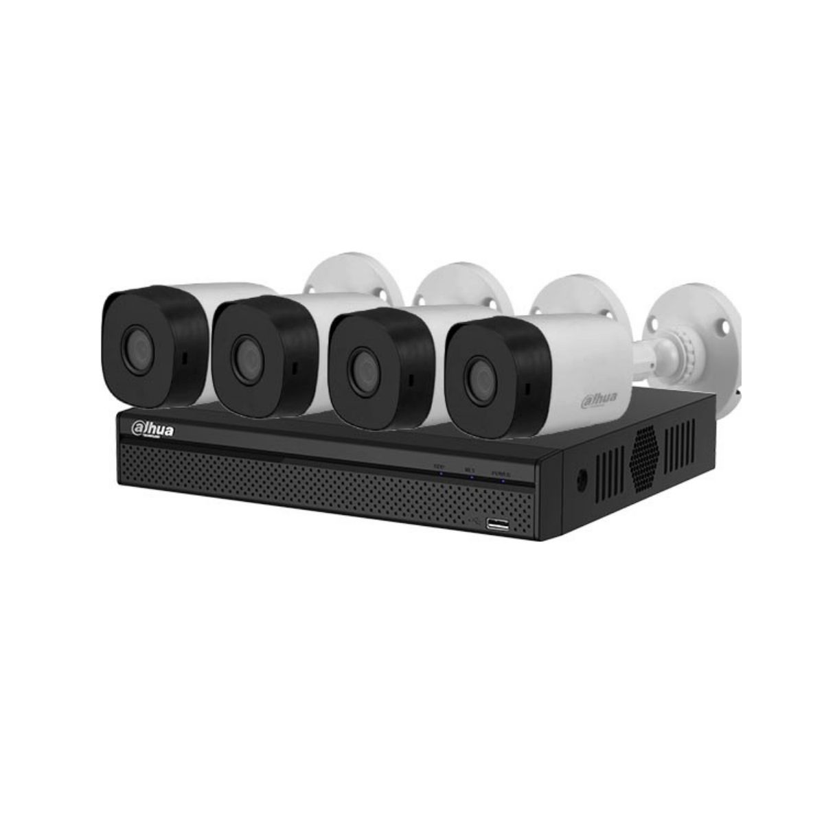 Kit 4 Cámaras cctv Seguridad 1080P HD Dahua HDCVI