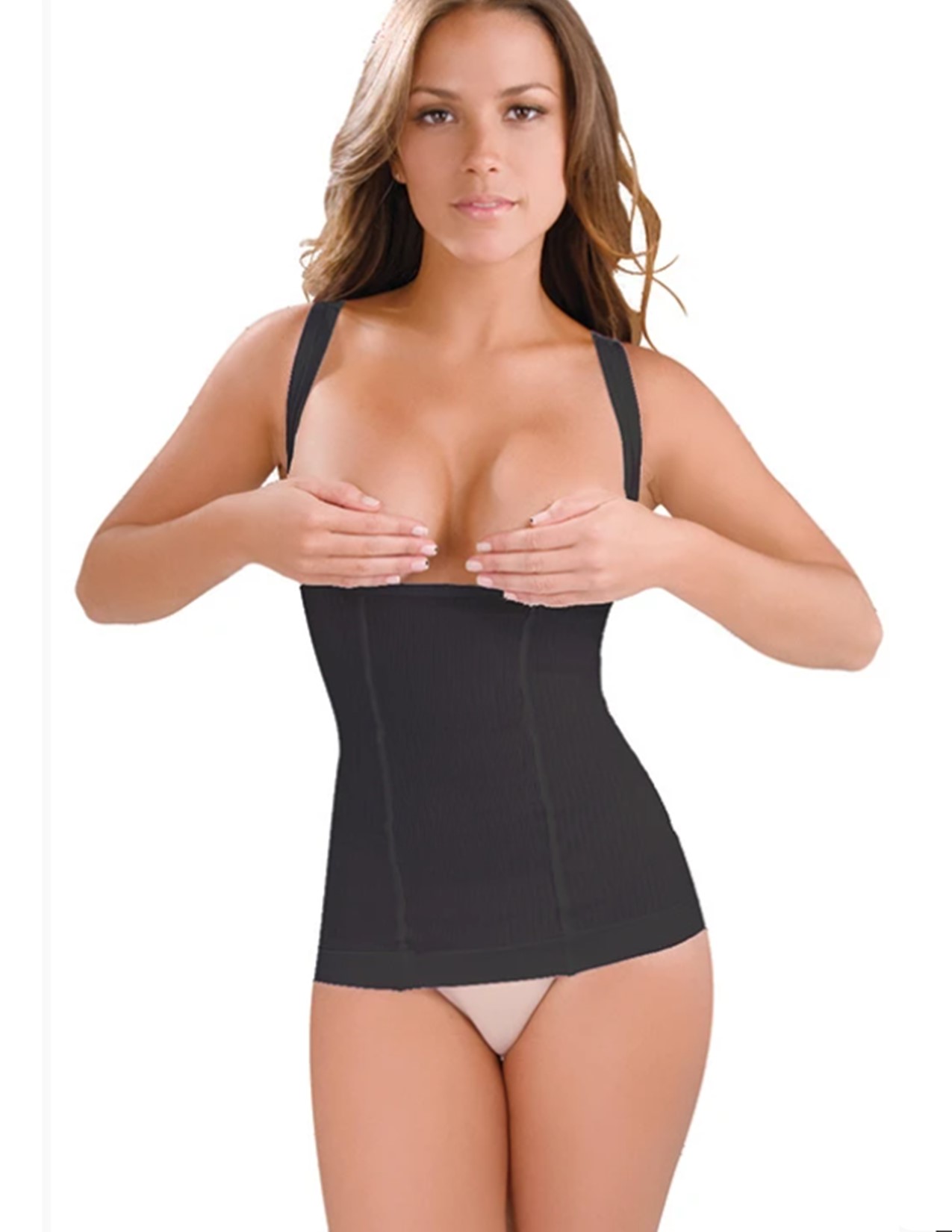 Faja Body Siluette Camiseta Senos Libres Moldeadora Mod.107